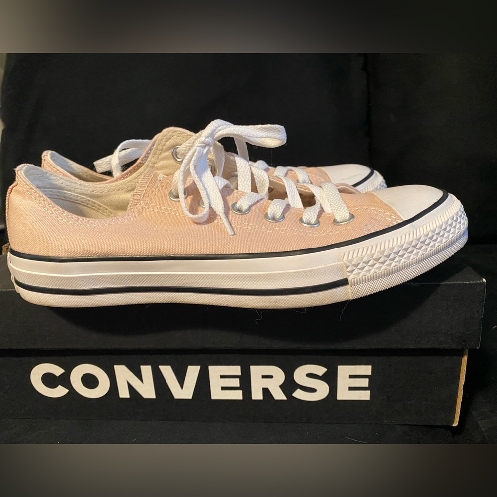 Converse Pink Low-Top Sneakers